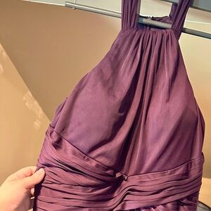 Plum bridesmaid dress